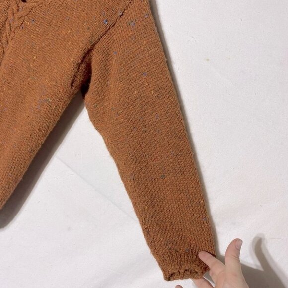 Women’s Ochre Soft Knit V Neck Sweater L - Picture 7 of 10